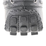 LOUIS VUITTON ルイヴィトン エクリプス ローファー #8.5 黒/グレー シルバー金具 メンズ モノグラムエクリプスキャンバス ローファー Aランク 中古 銀蔵