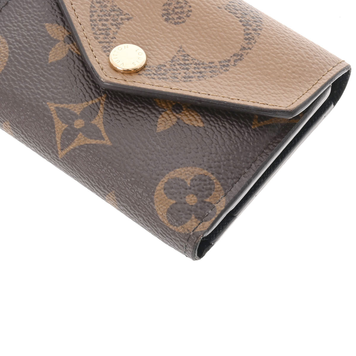 【中古】Louis Vuitton ポルトフォイユ・ゾエ　三つ折り財布 ブラウン ルイヴィトンポルトフォイユ ゾエ 43013 ブラウン レディース