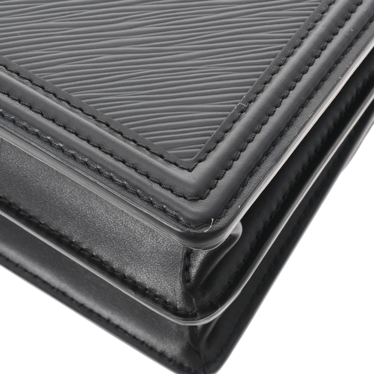 極美品 LOUIS VUITTON デルモニコ エピストレッチ ノワール ルイヴィトンドーフィーヌ NV MM 14127 ノワール レディース