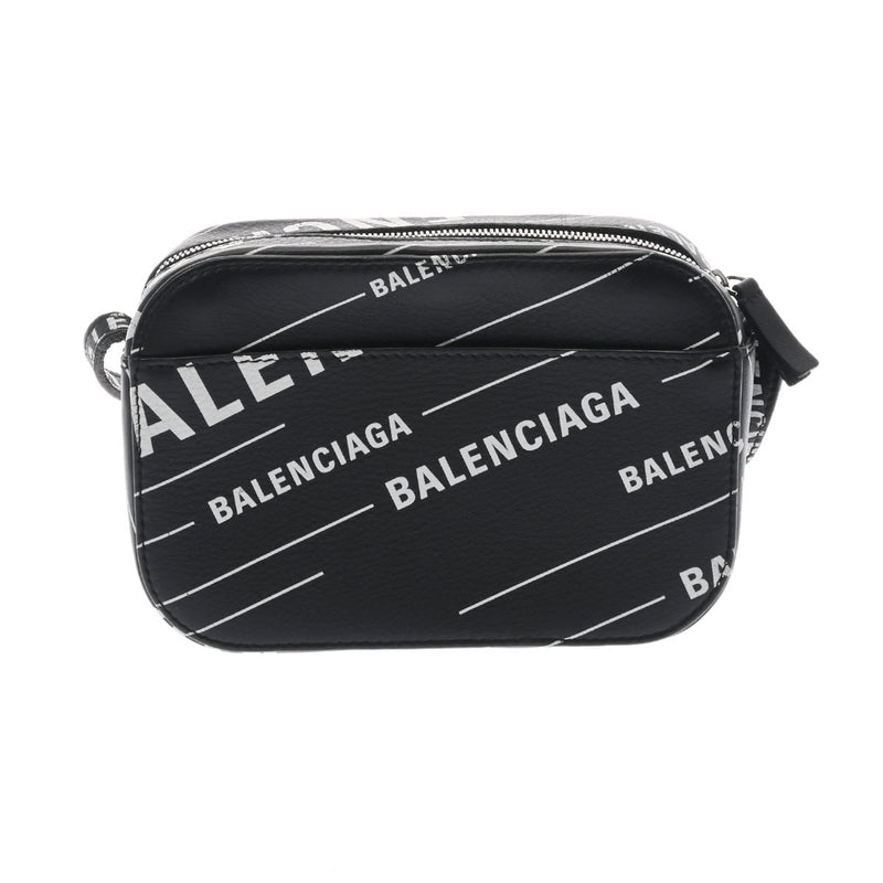 BALENCIAGA バレンシアガ エブリデイ カメラバッグ XS ブラック シルバー金具 552372 レディース レザー ショルダーバッグ Aランク 中古 銀蔵