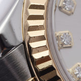 ROLEX ロレックス デイトジャスト 10Pダイヤ 179173G レディース YG/SS 腕時計 自動巻き シルバー文字盤 Aランク 中古 銀蔵