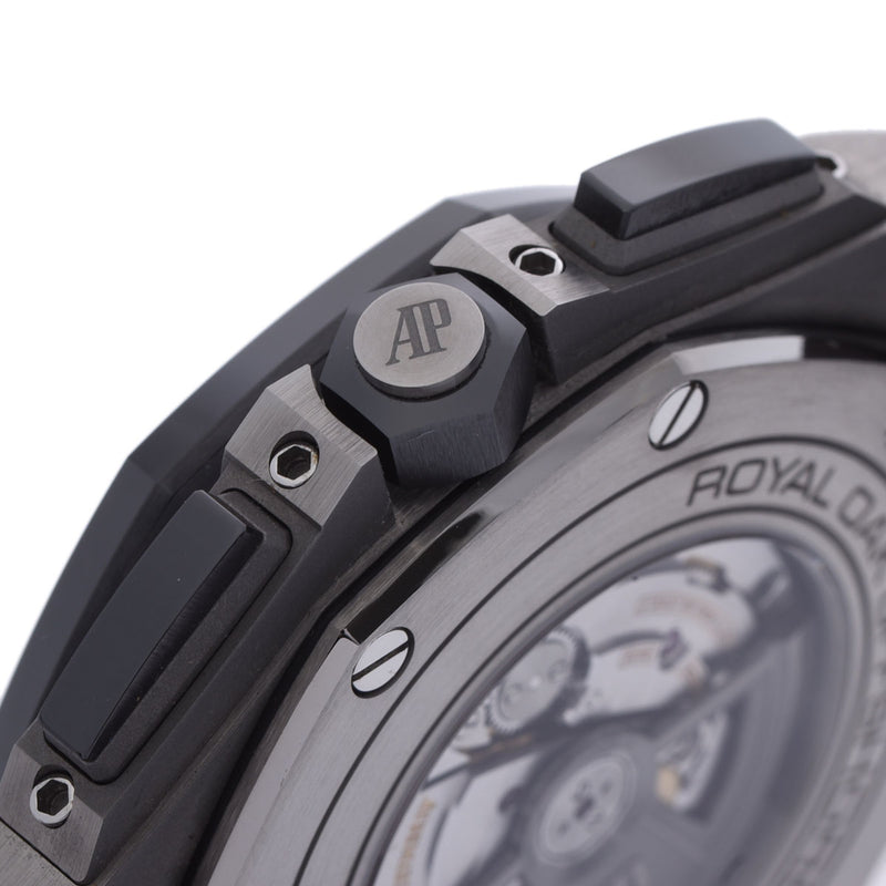 AUDEMARS PIGUET オーデマピゲ ロイヤルオーク オフショア クロノグラフ 26400IO.OO.A004CA.01 メンズ Ti/ラバー 腕時計 自動巻き グレー文字盤 Aランク 中古 銀蔵