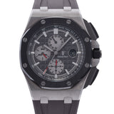 AUDEMARS PIGUET オーデマピゲ ロイヤルオーク オフショア クロノグラフ 26400IO.OO.A004CA.01 メンズ Ti/ラバー 腕時計 自動巻き グレー文字盤 Aランク 中古 銀蔵