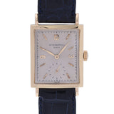 PATEK PHILIPPE パテックフィリップ アンティーク 1946年製 1564 メンズ YG/革 腕時計 手巻き シルバーゴールド系文字盤 Aランク 中古 銀蔵