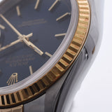 ROLEX ロレックス デイトジャスト 16233 メンズ YG/SS 腕時計 自動巻き 青文字盤 Aランク 中古 銀蔵
