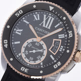 CARTIER カルティエ カリブル ドゥ カルティエ ダイバー デイト W7100055 メンズ SS 腕時計 自動巻き 黒文字盤 Aランク 中古 銀蔵