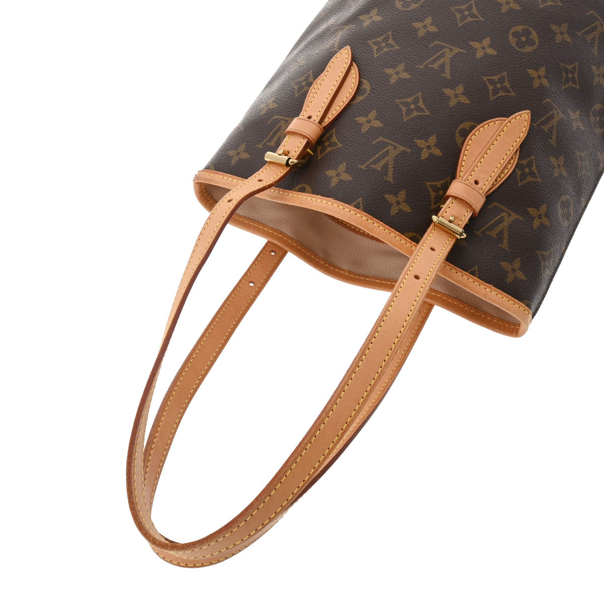 LOUIS VUITTON ルイヴィトン モノグラム バケットPM ブラウン M42238 