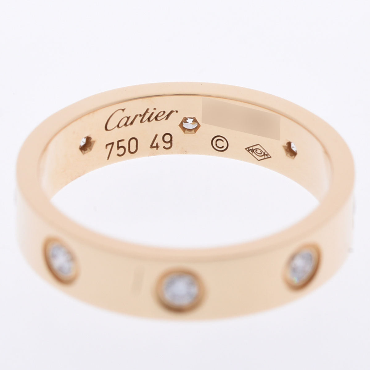 カルティエCartieミニラブリング49美品