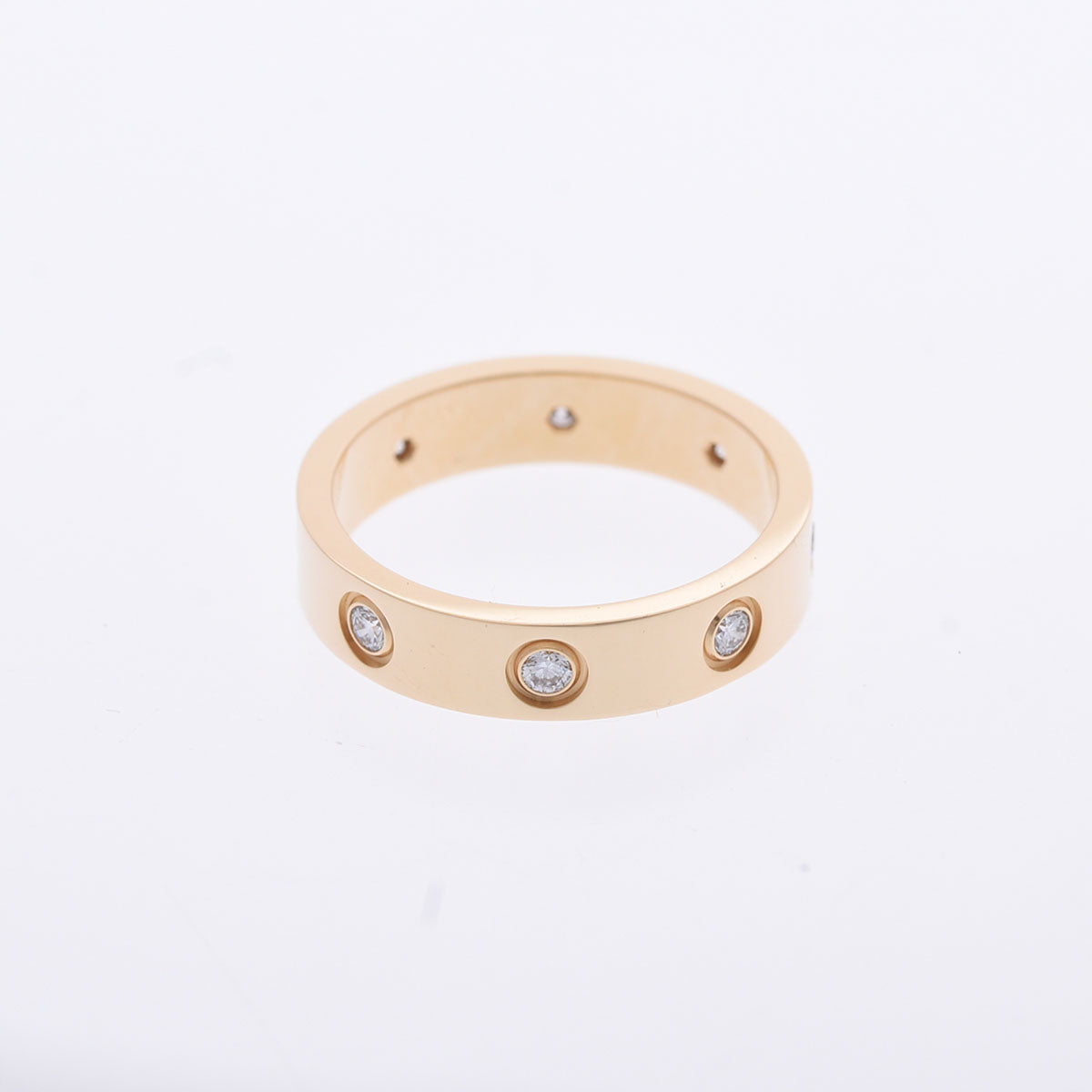 カルティエミニラブリング オールダイヤ #49 レディース K18イエロー