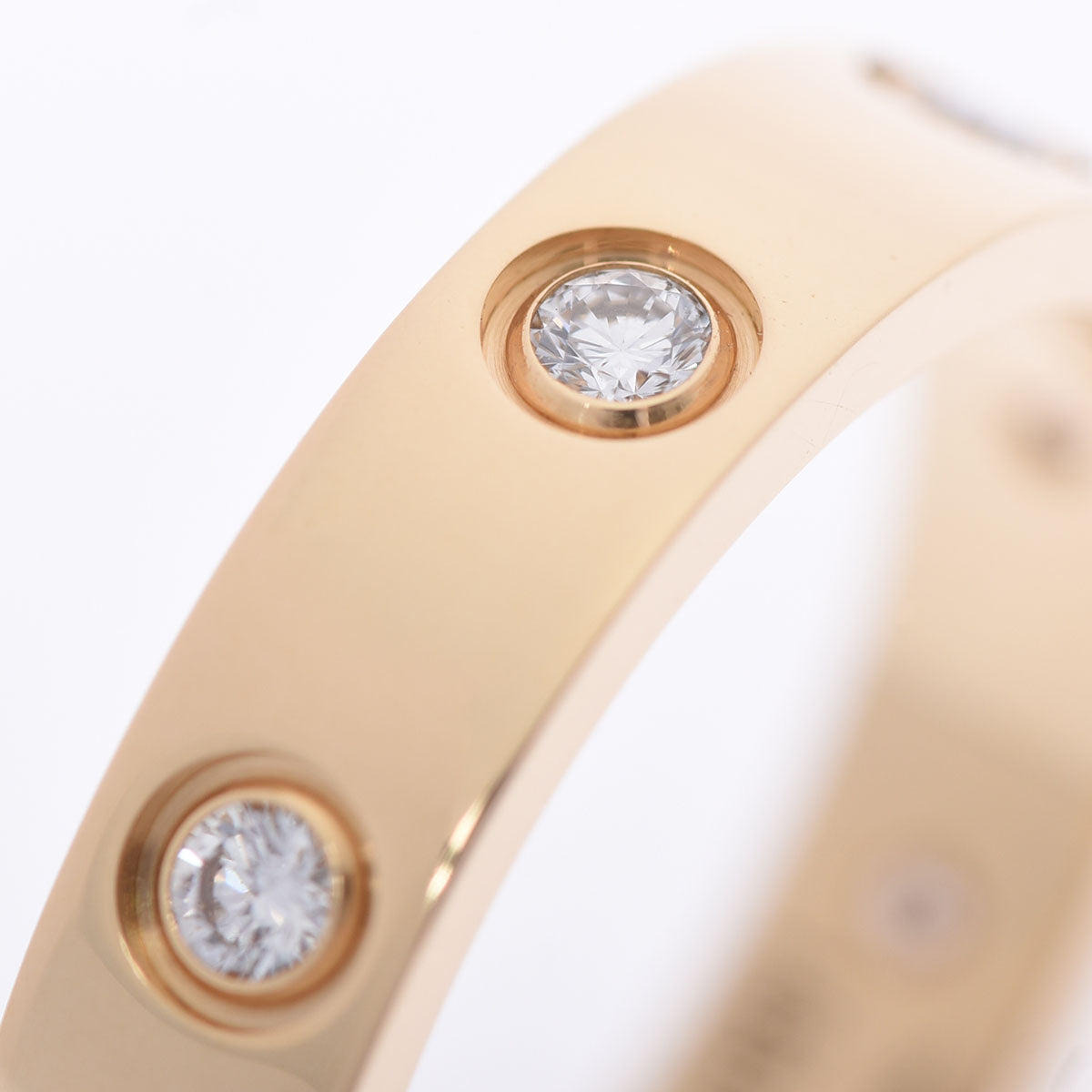 カルティエミニラブリング オールダイヤ #49 レディース K18イエロー