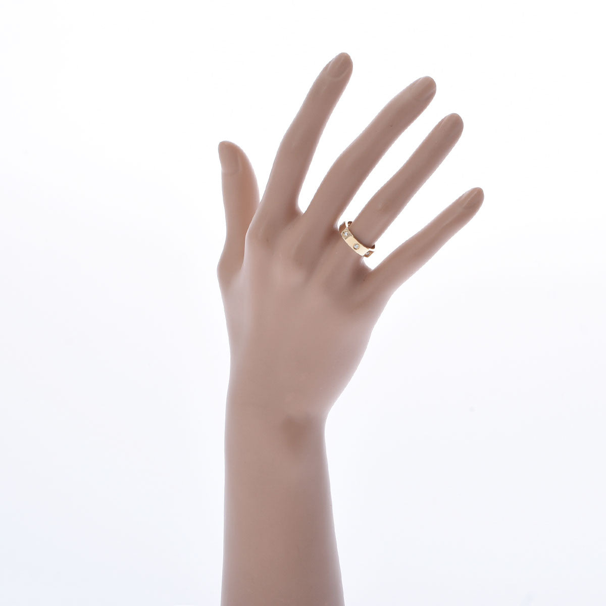 カルティエミニラブリング オールダイヤ #49 レディース K18イエロー