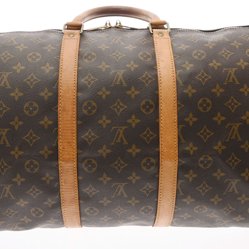 LOUIS VUITTON ルイヴィトン モノグラム キーポル55 ブラウン M41424 ユニセックス モノグラムキャンバス ボストンバッグ Bランク 中古 銀蔵