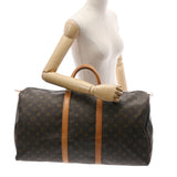 LOUIS VUITTON ルイヴィトン モノグラム キーポル55 ブラウン M41424 ユニセックス モノグラムキャンバス ボストンバッグ Bランク 中古 銀蔵