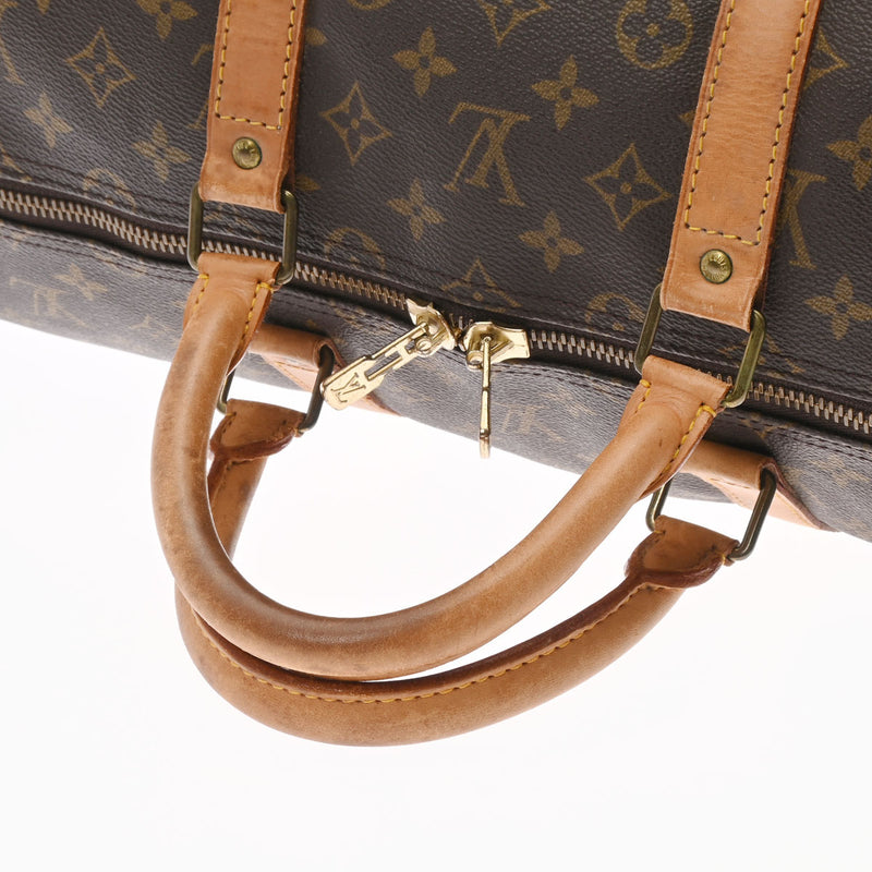 LOUIS VUITTON ルイヴィトン モノグラム キーポル55 ブラウン M41424 ユニセックス モノグラムキャンバス ボストンバッグ Bランク 中古 銀蔵