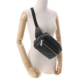 LOUIS VUITTON ルイヴィトン タイガ バムバッグ アウトドア ノワール M33438 メンズ レザー ボディバッグ Aランク 中古 銀蔵