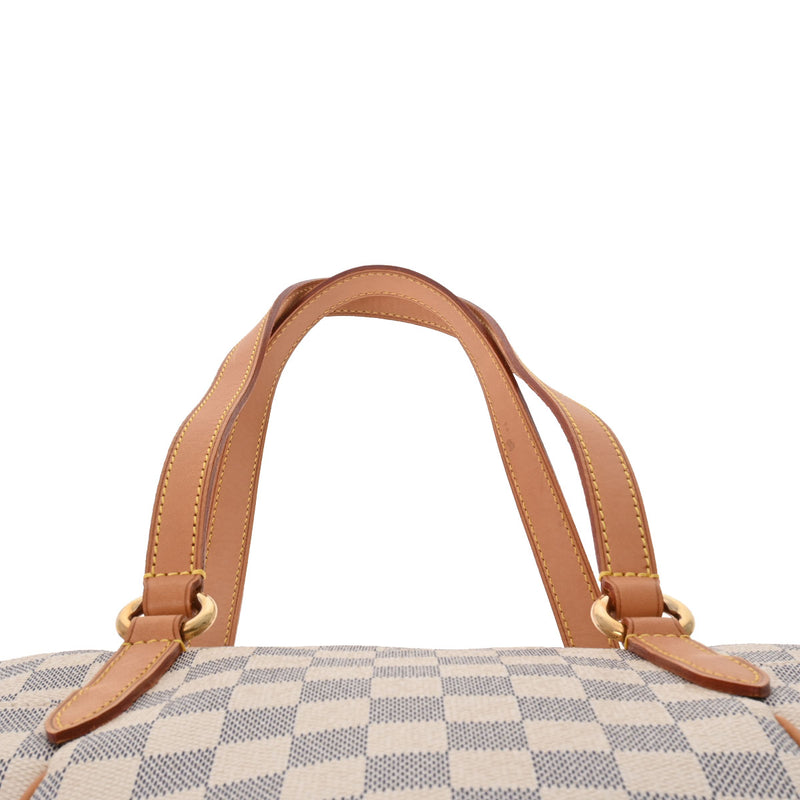 LOUIS VUITTON ルイヴィトン ダミエ アズール トータリー PM ホワイト N41280 レディース ダミエアズールキャンバス トートバッグ ABランク 中古 銀蔵