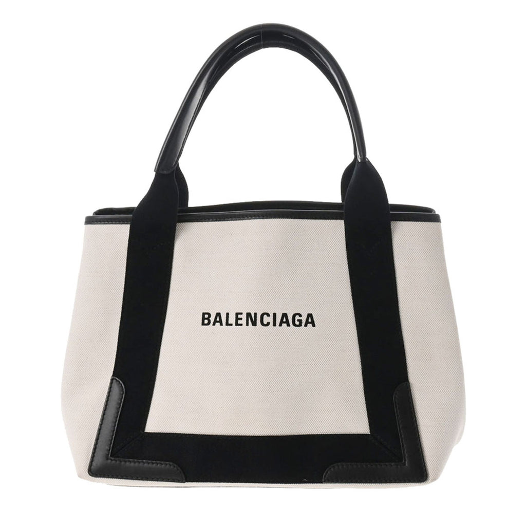 最大級の通販サイト BALENCIAGA バレンシアガ ザ ネイビーカバス 白/黒