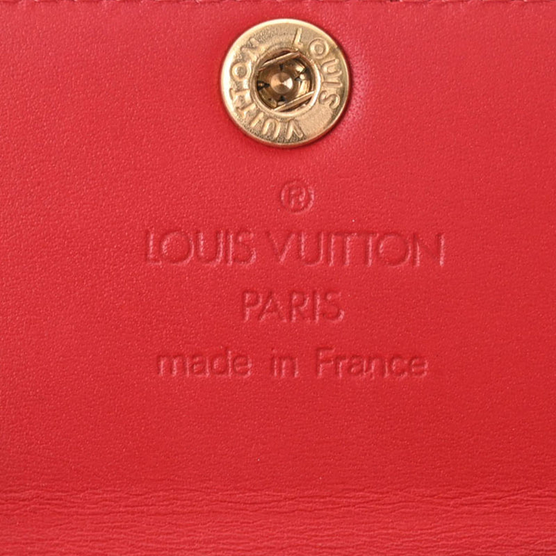 LOUIS VUITTON ルイヴィトン ヴェルニ ラドロー 小銭入れ ルージュ M91090 レディース モノグラムヴェルニ コインケース Aランク 中古 銀蔵