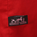 HERMES エルメス ポロションミミル GM レッド ゴールド金具 レディース キャンバス ショルダーバッグ ABランク 中古 銀蔵