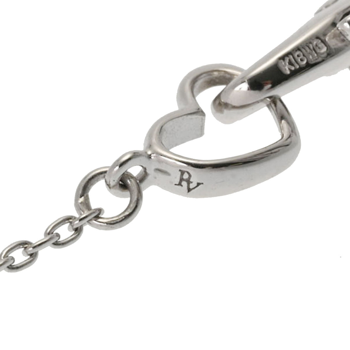 ホノサキ様 ポンテヴェキオト音記号 ダイヤ0.08ct レディース K18ホワイト