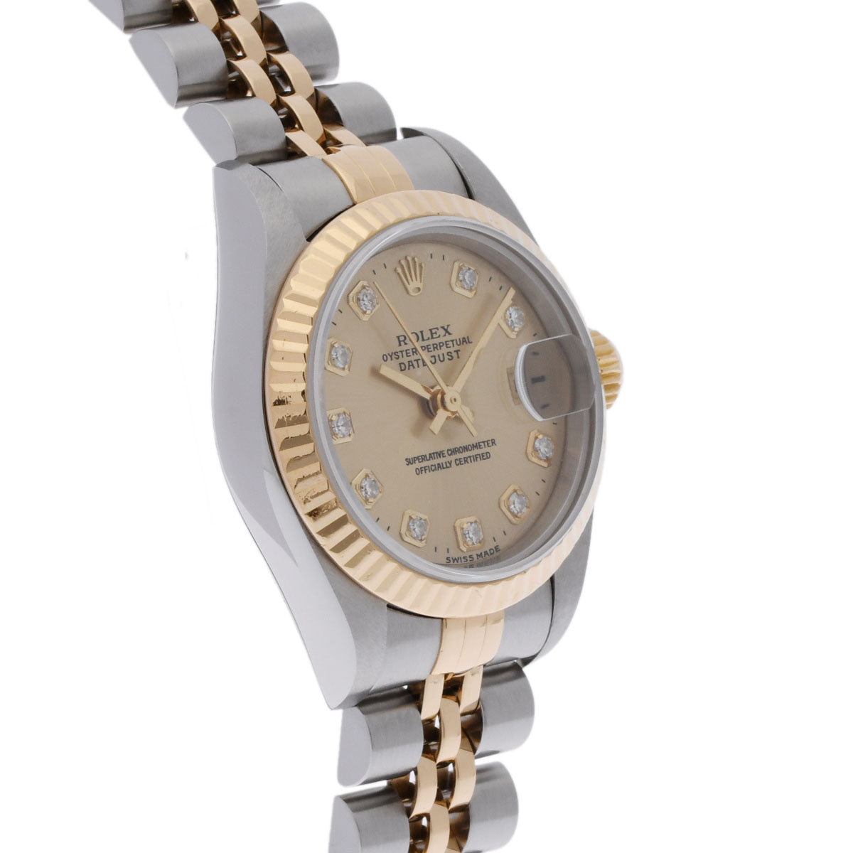 ROLEX ロレックス デイトジャスト 10Pダイヤ 69173G レディース YG/SS 腕時計 自動巻き シャンパン文字盤 Aランク 中古  人気・おすすめ｜多用途・生活用品におすすめ 口コミ人気 即納 日本国内発送・信頼対応