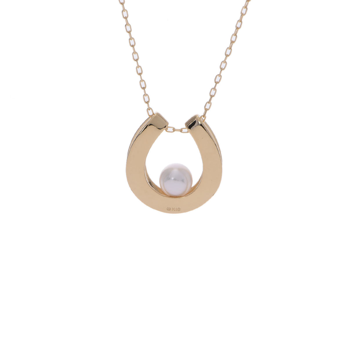 MIKIMOTO ミキモト パール ネックレス | 真珠 K18YG シルバー 馬蹄 