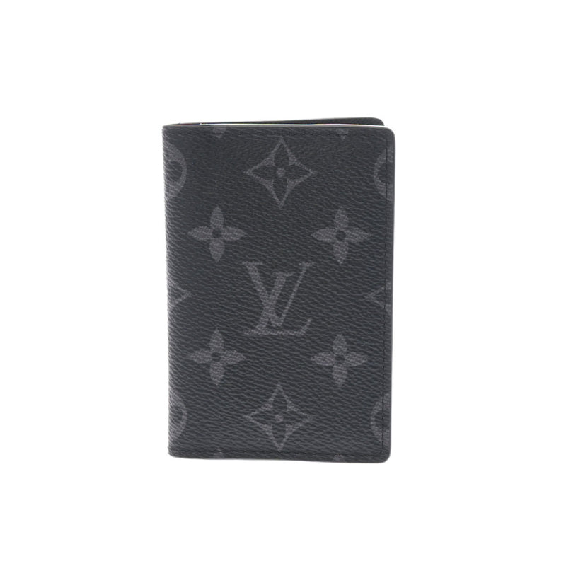 LOUIS VUITTON ルイヴィトン モノグラム エクリプス オーガナイザードゥポッシュ 黒/グレー M61696 メンズ モノグラムエクリプス カードケース Aランク 中古 銀蔵