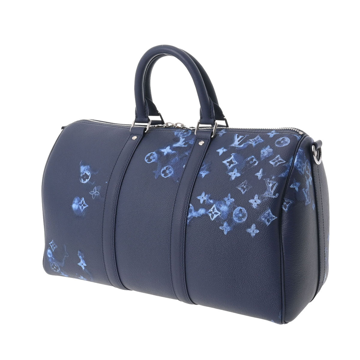 ルイヴィトンウォーターカラー キーポルバンドリエール40 ネイビー メンズ ボストンバッグ M57845 LOUIS VUITTON 中古 –  銀蔵オンライン