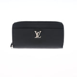 LOUIS VUITTON ルイヴィトン ジッピーロックミー 黒 M62622 ユニセックス カーフ 長財布 Aランク 中古 銀蔵