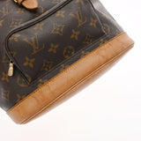 LOUIS VUITTON ルイヴィトン モノグラム モンスリ MM ブラウン M51136 レディース モノグラムキャンバス リュック・デイパック Bランク 中古 銀蔵