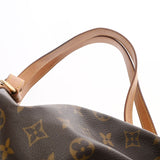 LOUIS VUITTON ルイヴィトン モノグラム モンスリ MM ブラウン M51136 レディース モノグラムキャンバス リュック・デイパック Bランク 中古 銀蔵