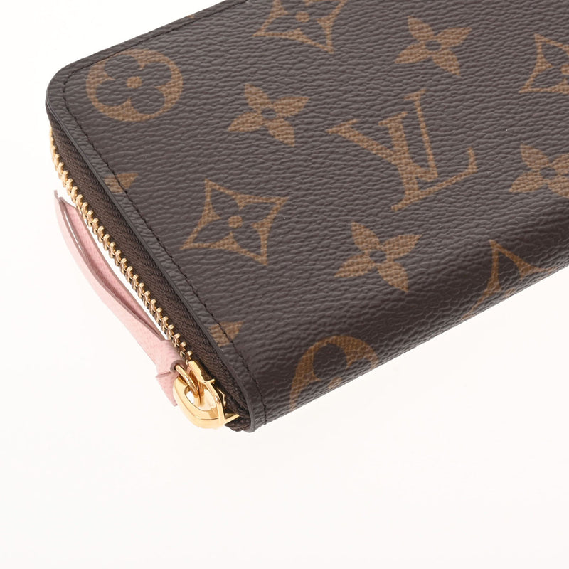 LOUIS VUITTON ルイヴィトン モノグラム ポルトフォイユ クレマンス ローズバレリーヌ M61298 レディース モノグラムキャンバス 長財布 新同 中古 銀蔵