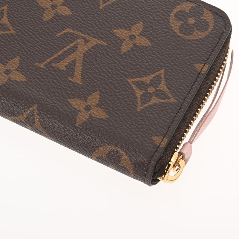 LOUIS VUITTON ルイヴィトン モノグラム ポルトフォイユ クレマンス ローズバレリーヌ M61298 レディース モノグラムキャンバス 長財布 新同 中古 銀蔵