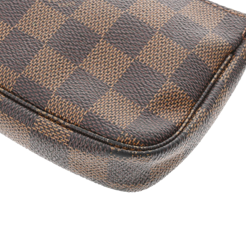 LOUIS VUITTON ルイヴィトン ダミエ ミニポシェット アクセソワール ブラウン N58009 レディース ダミエキャンバス アクセサリーポーチ ABランク 中古 銀蔵