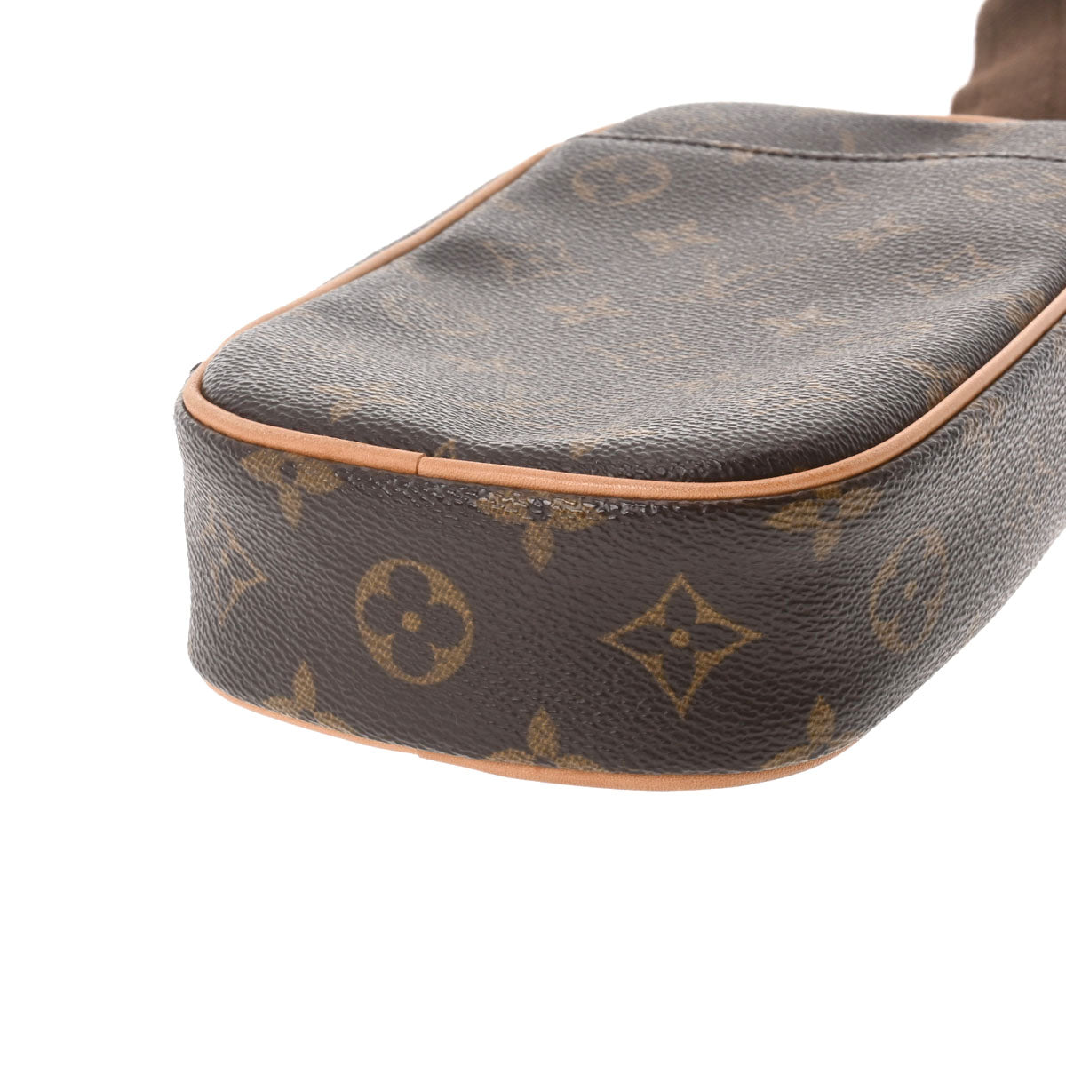 LOUIS VUITTON ルイヴィトン モノグラム ポシェットガンジュ ブラウン 