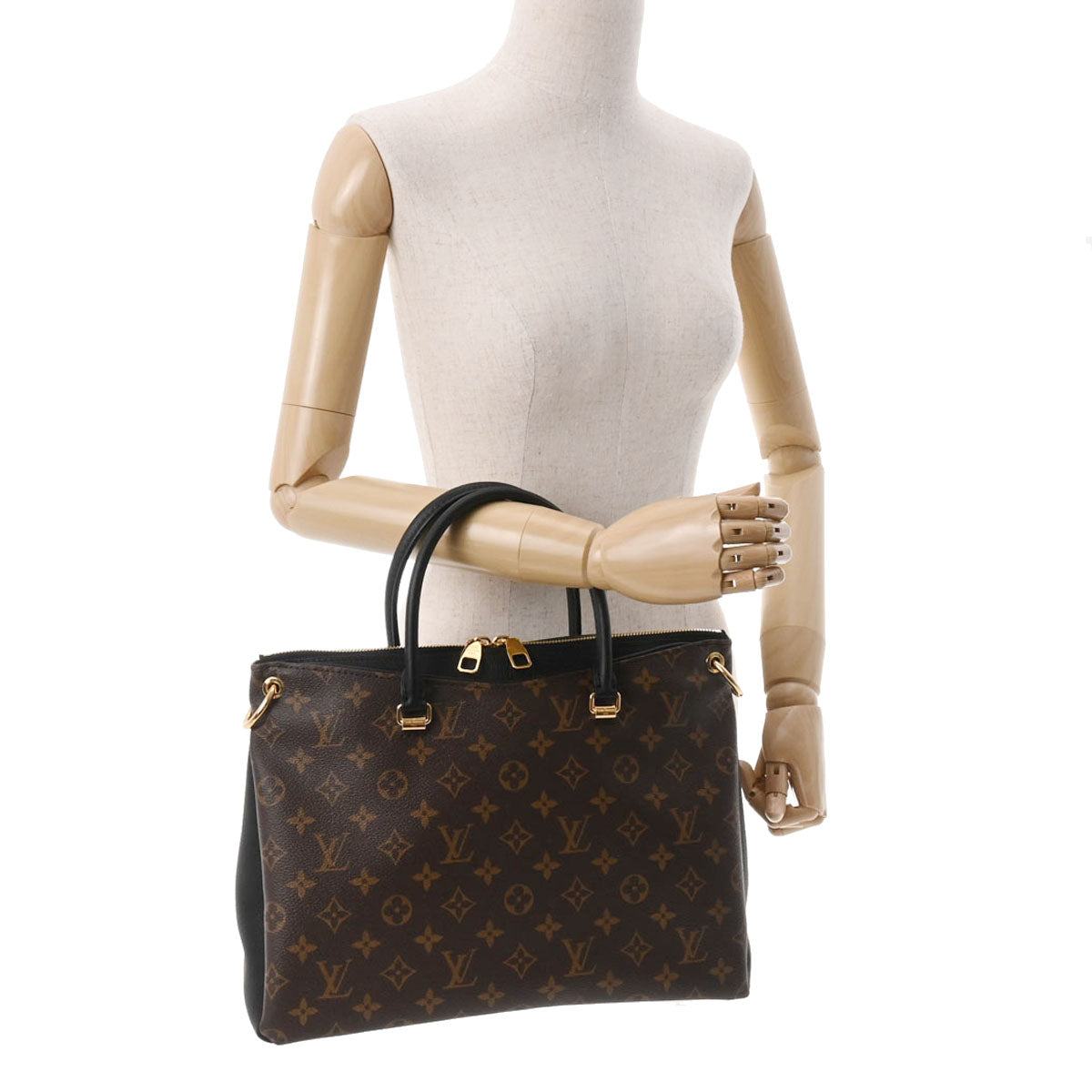 LOUIS VUITTON】ルイヴィトン『モノグラム パラス』M41175 たのしく レディース 2WAYバッグ 1週間保証【中古】