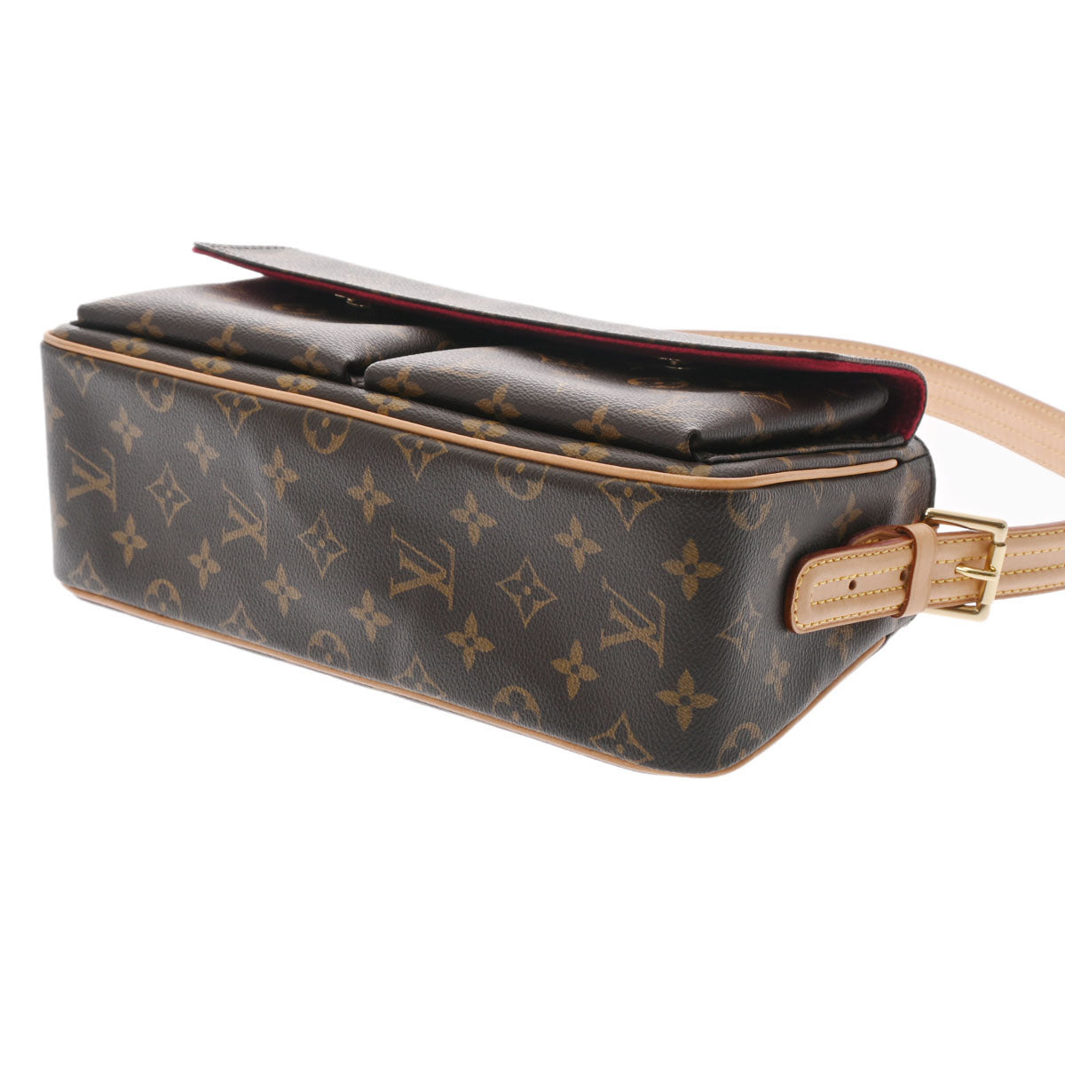 LOUIS VUITTON ルイヴィトン M51164 ヴィバ・シテMM ショルダーバッグ モノグラムキャンバス レディース [中古] ルイ・ヴィトン LOUIS VUITTON ヴィバシテMM M51164 ブラウン