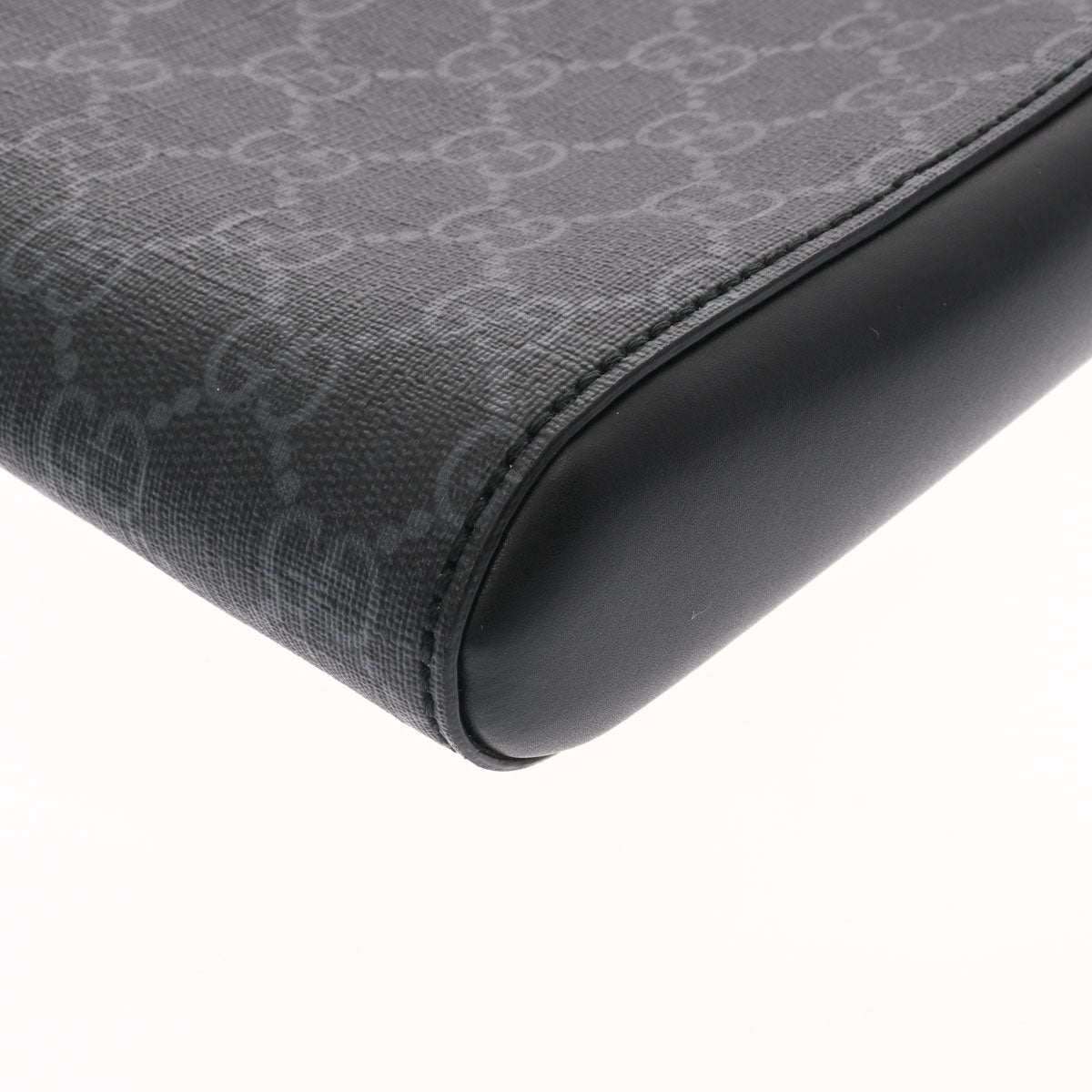 グッチスモールメッセンジャーバッグ 黒 シルバー金具 メンズ GG