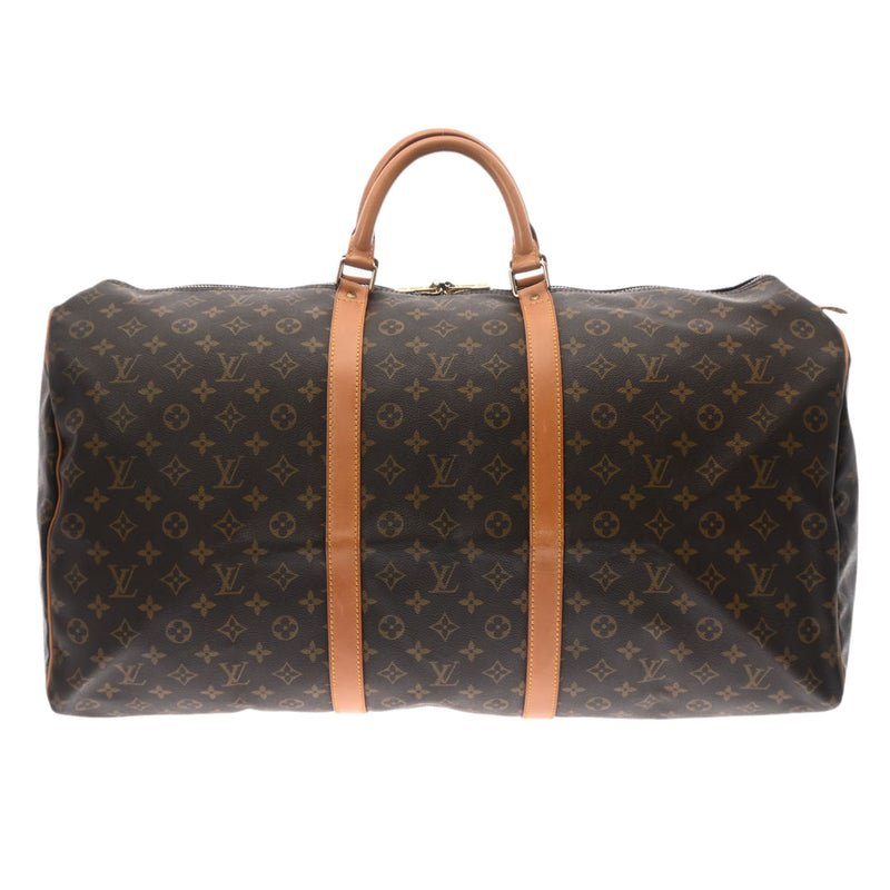 LOUIS VUITTON ルイヴィトン モノグラム キーポル 60 ブラウン M41422 ユニセックス モノグラムキャンバス ボストンバッグ Bランク 中古 銀蔵