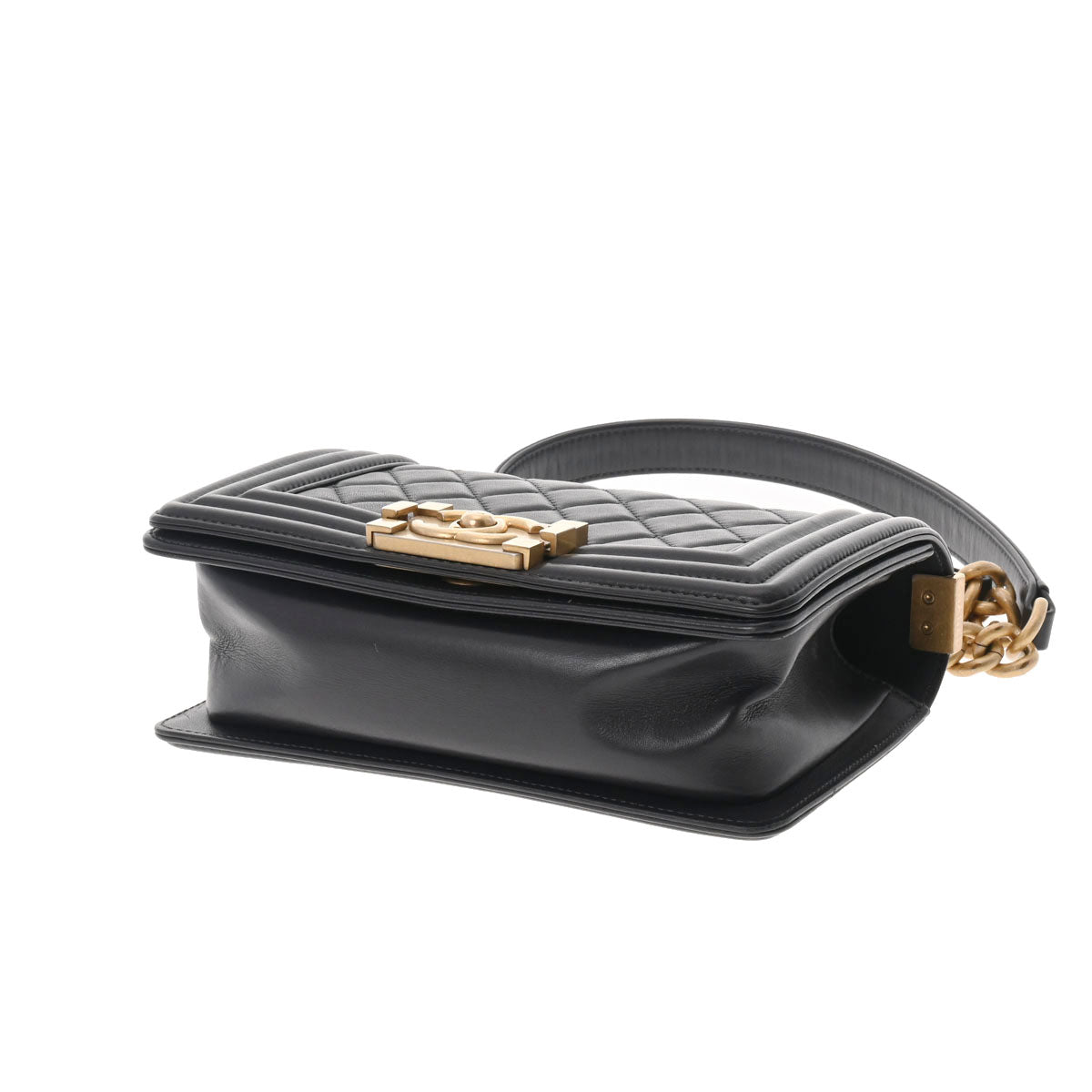 シャネル CHANEL ボーイシャネル20 A67085 23番台 ブラック ゴールド金具 ラム/ツイード レディース ショルダーバッグ シャネル CHANEL ボーイシャネル20 A67085 29番台 ブラック×ゴールド