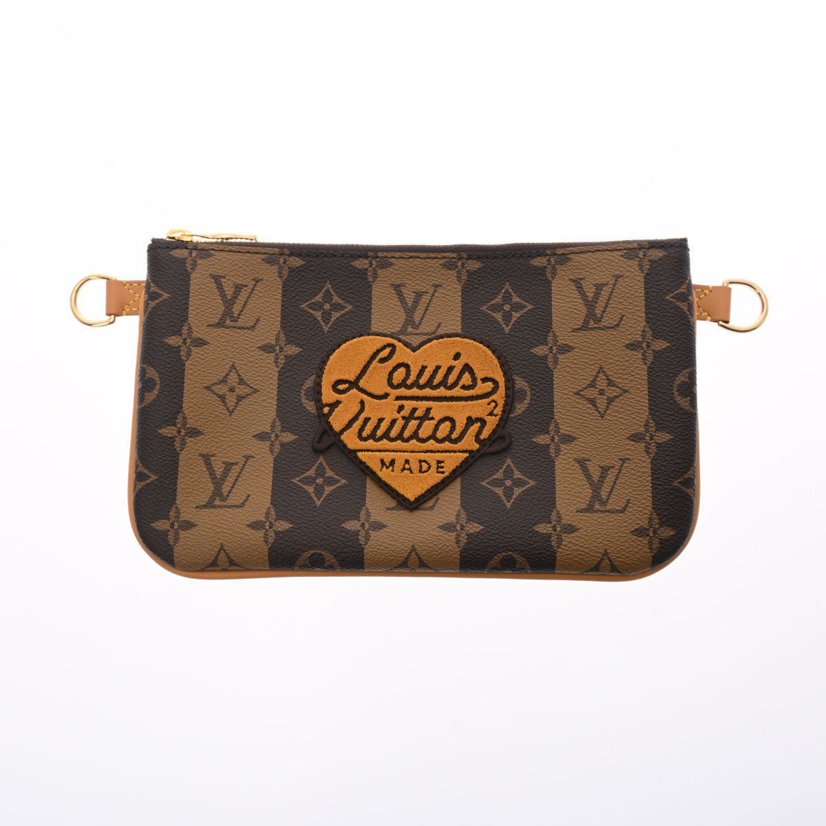 ルイヴィトンストライプ トリオ メッセンジャー NIGOコラボ 14145