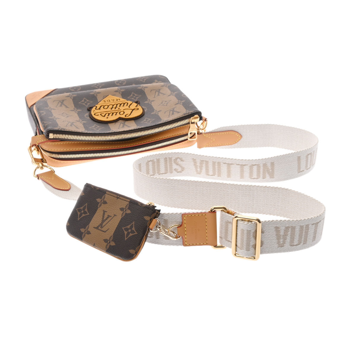 【美品完品】LOUIS VUITTON×NIGOトリオメッセンジャーM45965 LOUIS VUITTON×NIGOトリオメッセンジャー M45965 楽天市場】【中古