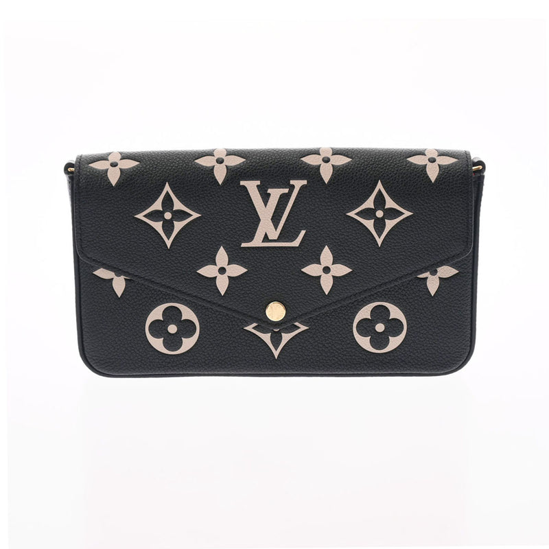 LOUIS VUITTON ルイヴィトン モノグラム アンプラント ポシェットフェリシー ノワール M82479 レディース モノグラムアンプラント ショルダーバッグ Aランク 中古 銀蔵