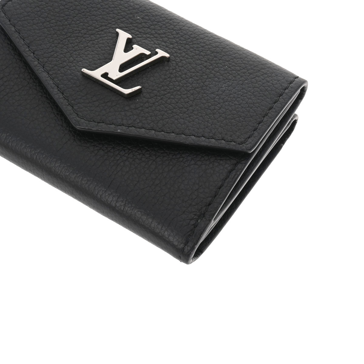 ルイヴィトンポルトフォイユ ロックミニ ノワール レディース カーフ