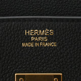 HERMES エルメス バーキン35 黒 ゴールド金具 C刻印(2018年頃) ユニセックス トゴ ハンドバッグ Aランク 中古 銀蔵