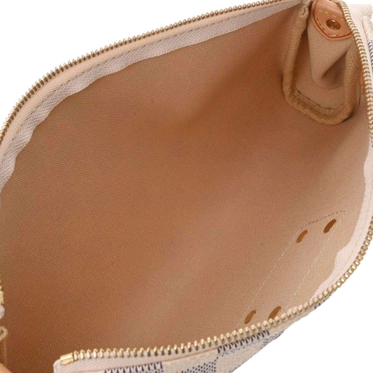 ルイヴィトンエヴァ ブラウン レディース ダミエアズール