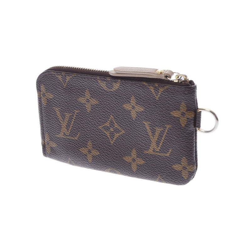 LOUIS VUITTON ルイヴィトン モノグラム ポシェットクレ T＆B ブラウン M58025 ユニセックス モノグラムキャンバス コインケース ABランク 中古 銀蔵