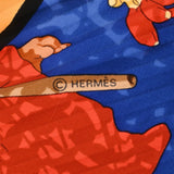 HERMES エルメス 青 レディース シルク100％ スカーフ ABランク 中古 銀蔵