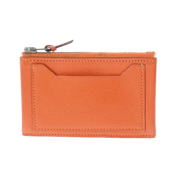 エルメス クラリス ケース レザー オレンジ 小銭入れ N刻印 エルメス クラリス コインケース レザー オレンジ 小銭入れ N刻印