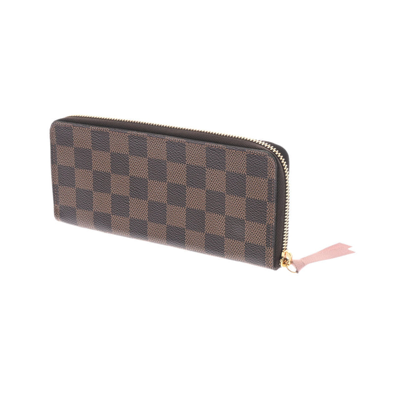 LOUIS VUITTON ルイヴィトン ダミエ ポルトフォイユ クレマンス ローズバレリーヌ N41626 レディース ダミエキャンバス 長財布 Aランク 中古 銀蔵